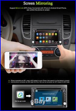Android7.1 2Din Touch Screen Quad-Core 1+16G Car Stereo Radio GPS Wifi DVD 3G/4G
