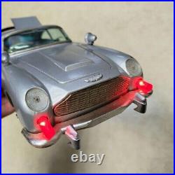 Aoshin Aston Martin James Bond 007 Tin Toy Friction WithCopy Box Japan Good