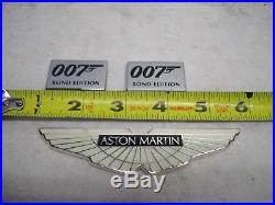 Aston Martin 007 Bond Edition Emblem Badge Set Kit Oem