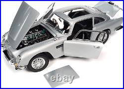 Aston Martin DB5 Coupe (RHD) Silver Birch Metallic (James Bond 007) No Time to