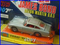 Aston Martin DB5 James Bond 007 Corgi Toys 270 England Never Opened Box 53211