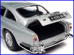 Auto World Diecast Aston Martin DB5 Coupe (RHD) Silver Birch Metallic James
