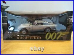Autoart 118 Aston Martin DB5 007 James Bond Ejector Seat Weapons Version Mint