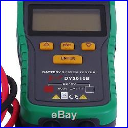 Automotive Battery Tester 12V Battery Load Analyzer Diagnostic Tool with Printer