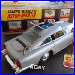 BC Bandai Aston Martin DB5 James Bond Car 007 Tinplate Retro Toy Antique Super R