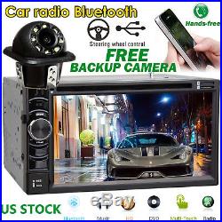 Bluetooth Car Stereo Audio 2 DIN In-Dash FM Aux Input Receiver SD USB MP3 Radio