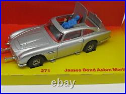 CORGI 271 ASTON MARTIN DB5 JAMES BOND 007 MADE UK 1981 MIB All Working Features
