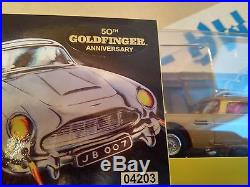 CORGI CC04203G GOLD Aston Martin DB5 model 50th Anniversary 007 BOND GOLDFINGER