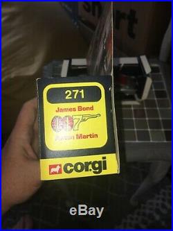 CORGI JAMES BOND 007 ASTON MARTIN DB5 No. 271 MINT CONDITION