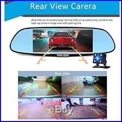 Car 3G 1080P DVR Car Video Rearview Mirror Wifi GPS Dual Lens Dash Cam Recorder