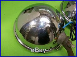 Cats Eye Vintage Glass Lens Fog Lights Rat Rod Custom