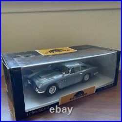 Chrono 1/18 1963 Aston Martin DB5 Ice Blue Metallic Die-cast James Bond Car