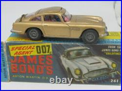 Corgi 261 Gold James Bond 007 Aston Martin D. B. 5 Exc Aa Rare Original Boxed 1965
