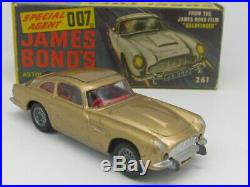 Corgi 261 Gold James Bond 007 Aston Martin D. B. 5 Excellent Rare Original 1965