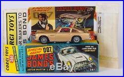 Corgi 261 James Bond Aston Martin DB5. Gold. VNMINT in VNMINT Box. 1966