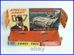 Corgi 261 James Bond Aston Martin DB5 withaccessories Boxed original