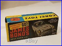 Corgi 261 James Bond Aston Martin Db5 1965 Original Boxed