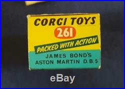 Corgi 261 James Bond's Aston Martin Db5 Boxed