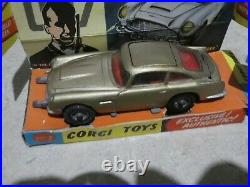 Corgi 270 James Bond 007 DB5 boxed FROM FILM GOLD FINGER WITH SOME INSTRUCTION