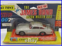 Corgi 270 James Bond Aston Martin Db5 007 1968 Slasher & Winged Box Original Uk