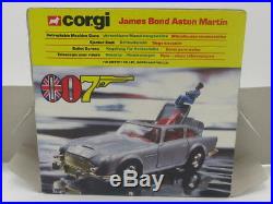 Corgi 271 A1 James Bond 007 Aston Martin D. B. 5 Rare Uk Window Box Vnmint 1977/80
