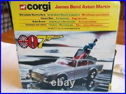Corgi 271 James Bond 007 Aston Martin Mint Old Shop Stock