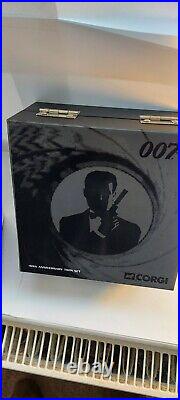 Corgi 40th Anniversary Set CC99171 James Bond Aston Martin (Gold Plated) MINT
