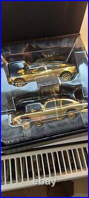 Corgi 40th Anniversary Set CC99171 James Bond Aston Martin (Gold Plated) MINT