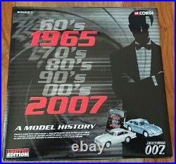 Corgi CC93989 James Bond Aston Martin DB5 Model History Set Ltd Edition No. 0003