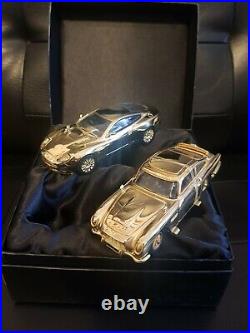 Corgi CC99171 James Bond Aston Martin DB5 & V12 Vanquish Gold Plate Ltd Ed
