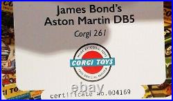 Corgi Hornby Car 261 James Bond 007 Aston Martin Db5 Goldfinger Wire! Wheel New