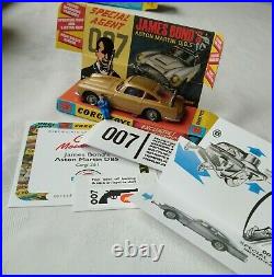 Corgi Hornby Toys 261 James Bond 007 Aston Martin Db5 Goldfinger Wire Wheels New