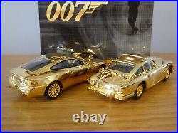Corgi James Bond 007 Aston Martin Db5 Vanquish Gold Car Model Set Cc99171 136
