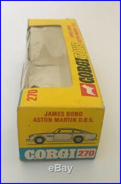 Corgi James Bond 270 Aston Martin 2nd Issue Rare Slim Line Outer Box