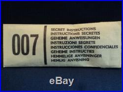 Corgi Toys 1960's 007 James Bond Secret Instructions No261 MINT Ex Shop Stock