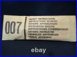 Corgi Toys 1960's 007 James Bond Secret Instructions No261 N/MINT Ex Shop Stock
