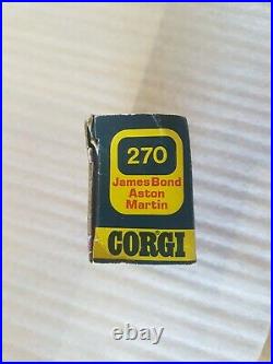 Corgi Toys 270 007 James Bond Aston Martin 2nd issue with tyre slashers