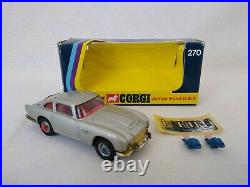 Corgi Toys 270 James Bond 007 Aston Martin DB5 1973 Diecast Car Free Postage