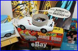 Corgi Toys Batman James Bond, Monkee, Chitty ALL ORIGINAL UNPLAYED WITH &Boxes