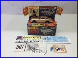 Corgi toys 261 James Bond Aston Martin boxed all original