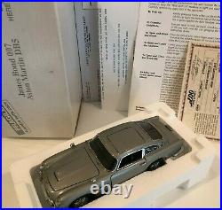 DANBURY MINT 1/24 SCALE JAMES BOND 007 ASTON MARTIN DB5 IN WithBOX & TITLE