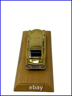 DANBURY MINT ASTON MARTIN DB5 JAMES BOND GOLD PLATED MODEL (No box or Paperwork)