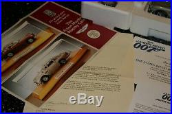 DANBURY MINT ASTON MARTIN JAMES BOND DB5 1st EDITION BOX & CERTIFICATE PLINTH