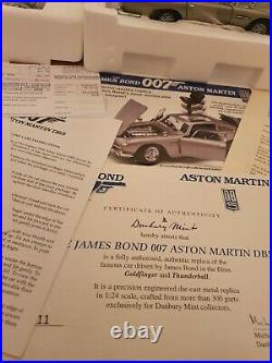 DANBURY MINT ASTON MARTIN JAMES BOND DB5 1st EDITION NEW BOX & CERTIFICATE