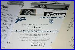 DANBURY MINT ASTON MARTIN JAMES BOND DB5 1st EDITION NEW BOX & CERTIFICATE