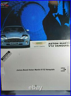 Danbury Kyosho 112 Scale Aston Martin V12 Vanquish 007 James Bond and Case