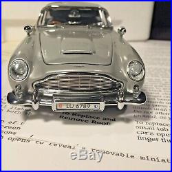 Danbury Mint 007 James Bond Aston Martin Boxed + Care Instructions & Papers 124