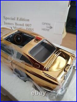Danbury Mint Aston Martin Db5 James Bond Gold Plated Model Brand New Boxed