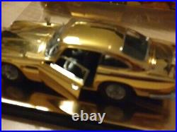 Danbury Mint Aston Martin Db5 James Bond Gold Plated Model Car And Cover Only