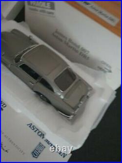 Danbury Mint Aston Martin James Bond Silver Birch Db5 Coupe Plinth And Cover